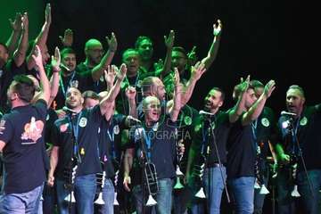 Gala de presentación de Los Biznietos de SaryManchez en Telde (Foto Francisco Javier Santana)